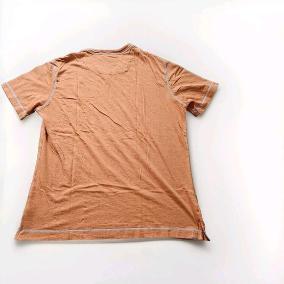 T Shirt Mens L Lot of 2 Perry Ellis Robert Graham SS Boho Preppy Athleisure City - Picture 10 of 13